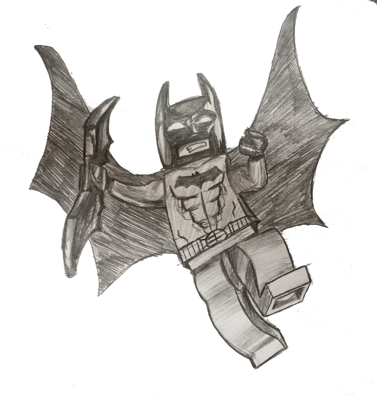 Lego Batman Drawing - nickventurella.com - Nick Endeavors
