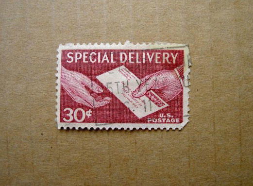 Postage stamp - 'special delivery'